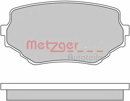 Metzger 1170415 Гальмівні колодки, комплект 1170415: Купити в Україні - Добра ціна на EXIST.UA!