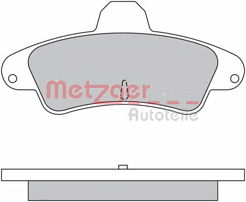Metzger 1170430 Гальмівні колодки, комплект 1170430: Купити в Україні - Добра ціна на EXIST.UA!