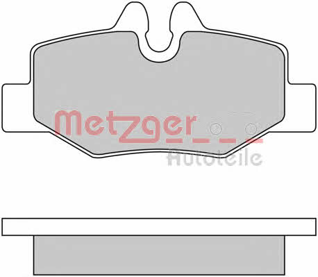 Metzger 1170081 Гальмівні колодки, комплект 1170081: Купити в Україні - Добра ціна на EXIST.UA!