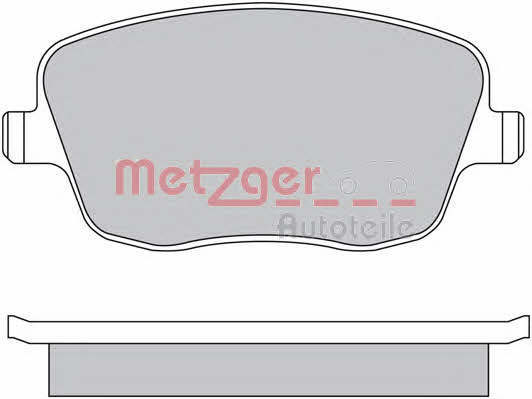Metzger 1170417 Гальмівні колодки, комплект 1170417: Купити в Україні - Добра ціна на EXIST.UA!
