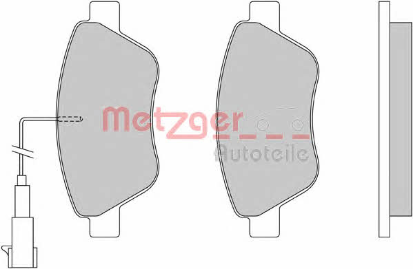 Metzger 1170117 Гальмівні колодки, комплект 1170117: Купити в Україні - Добра ціна на EXIST.UA!
