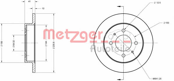 Купити Metzger 6110509 за низькою ціною в Україні!