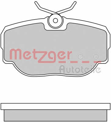 Metzger 1170605 Гальмівні колодки, комплект 1170605: Купити в Україні - Добра ціна на EXIST.UA!