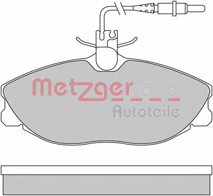 Metzger 1170253 Гальмівні колодки, комплект 1170253: Купити в Україні - Добра ціна на EXIST.UA!