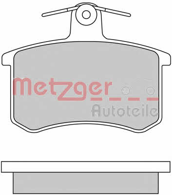 Metzger 1170030 Гальмівні колодки, комплект 1170030: Купити в Україні - Добра ціна на EXIST.UA!
