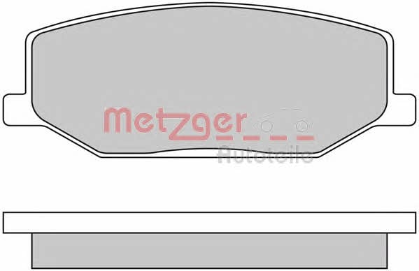 Metzger 1170259 Гальмівні колодки, комплект 1170259: Купити в Україні - Добра ціна на EXIST.UA!