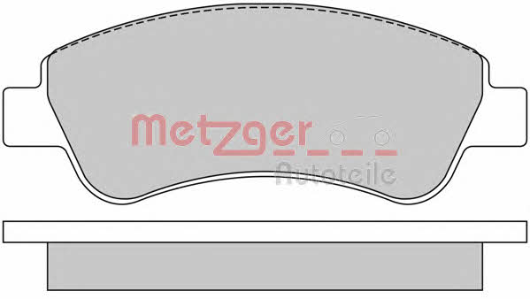 Metzger 1170026 Гальмівні колодки, комплект 1170026: Купити в Україні - Добра ціна на EXIST.UA!