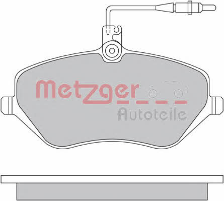 Metzger 1170346 Гальмівні колодки, комплект 1170346: Купити в Україні - Добра ціна на EXIST.UA!