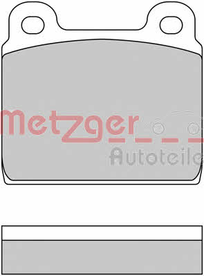 Metzger 1170370 Гальмівні колодки, комплект 1170370: Купити в Україні - Добра ціна на EXIST.UA!