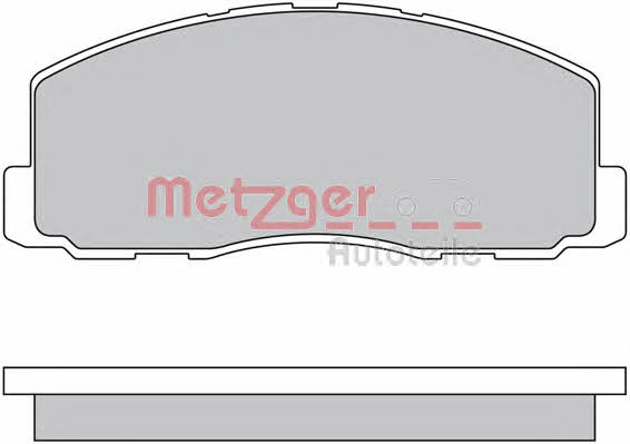 Metzger 1170569 Гальмівні колодки, комплект 1170569: Приваблива ціна - Купити в Україні на EXIST.UA!