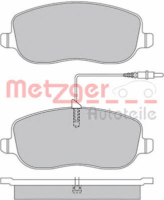 Metzger 1170232 Гальмівні колодки, комплект 1170232: Купити в Україні - Добра ціна на EXIST.UA!