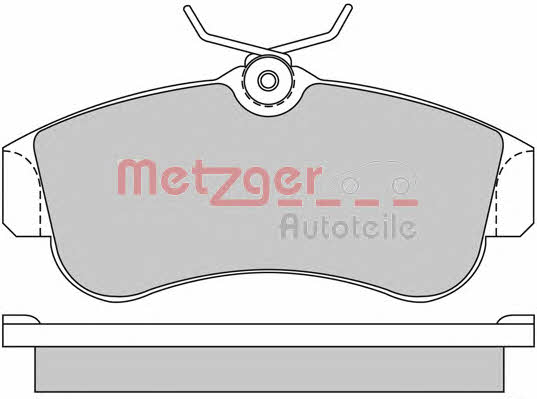 Metzger 1170574 Гальмівні колодки, комплект 1170574: Купити в Україні - Добра ціна на EXIST.UA!