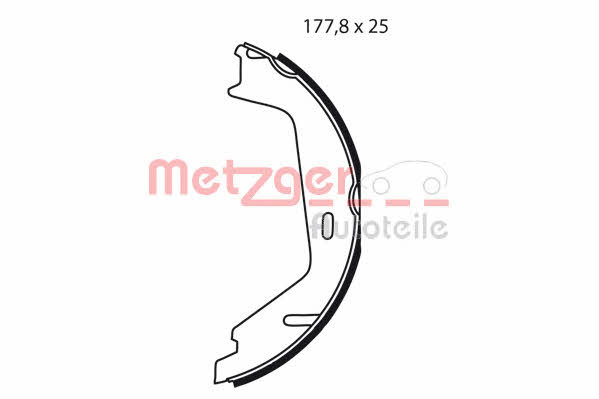 Metzger MG 238 Колодки гальмівні стояночного гальма MG238: Купити в Україні - Добра ціна на EXIST.UA!