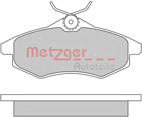 Metzger 1170163 Гальмівні колодки, комплект 1170163: Купити в Україні - Добра ціна на EXIST.UA!