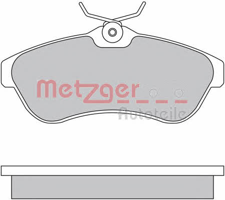 Metzger 1170438 Гальмівні колодки, комплект 1170438: Купити в Україні - Добра ціна на EXIST.UA!