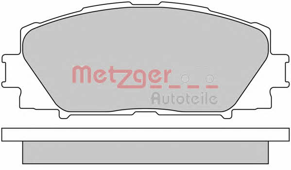 Metzger 1170618 Гальмівні колодки, комплект 1170618: Приваблива ціна - Купити в Україні на EXIST.UA!