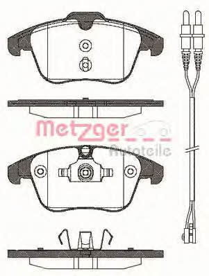 Metzger 1170773 Гальмівні колодки, комплект 1170773: Купити в Україні - Добра ціна на EXIST.UA!