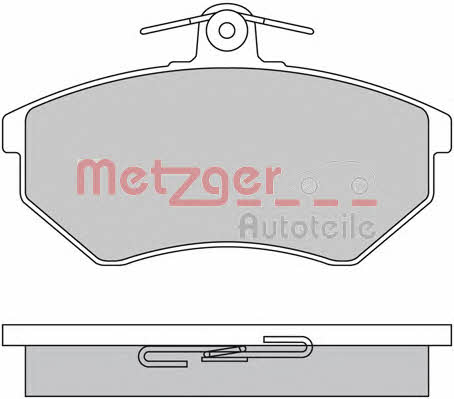 Metzger 1170062 Гальмівні колодки, комплект 1170062: Купити в Україні - Добра ціна на EXIST.UA!