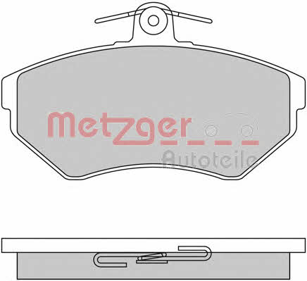 Metzger 1170061 Гальмівні колодки, комплект 1170061: Купити в Україні - Добра ціна на EXIST.UA!