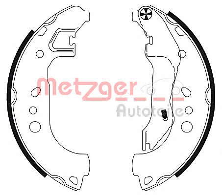 Metzger MG 132 Колодки гальмівні барабанні, комплект MG132: Купити в Україні - Добра ціна на EXIST.UA!