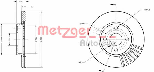 Купити Metzger 6110154 за низькою ціною в Україні!