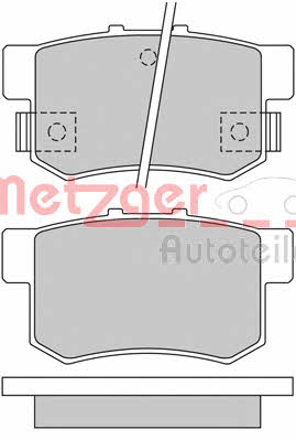 Metzger 1170213 Гальмівні колодки, комплект 1170213: Купити в Україні - Добра ціна на EXIST.UA!