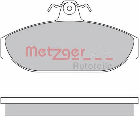Metzger 1170315 Гальмівні колодки, комплект 1170315: Купити в Україні - Добра ціна на EXIST.UA!