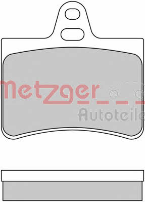 Metzger 1170311 Гальмівні колодки, комплект 1170311: Купити в Україні - Добра ціна на EXIST.UA!