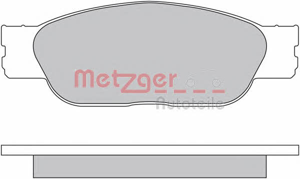 Metzger 1170610 Гальмівні колодки, комплект 1170610: Купити в Україні - Добра ціна на EXIST.UA!
