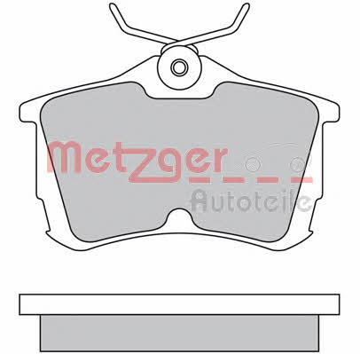 Metzger 1170435 Гальмівні колодки, комплект 1170435: Купити в Україні - Добра ціна на EXIST.UA!