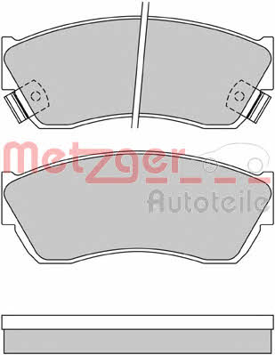 Metzger 1170625 Гальмівні колодки, комплект 1170625: Купити в Україні - Добра ціна на EXIST.UA!
