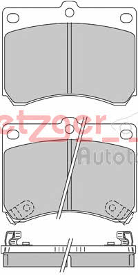 Metzger 1170661 Гальмівні колодки, комплект 1170661: Купити в Україні - Добра ціна на EXIST.UA!