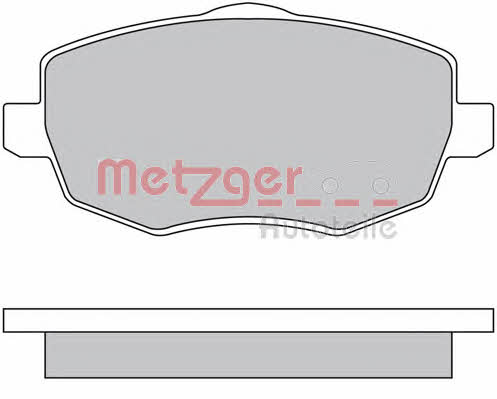 Metzger 1170633 Гальмівні колодки, комплект 1170633: Купити в Україні - Добра ціна на EXIST.UA!