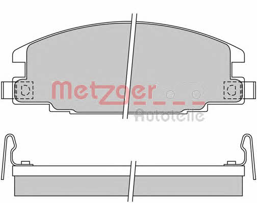 Metzger 1170571 Гальмівні колодки, комплект 1170571: Купити в Україні - Добра ціна на EXIST.UA!