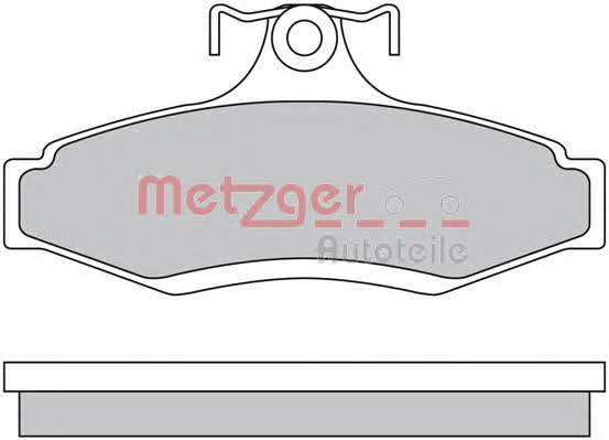 Metzger 1170581 Гальмівні колодки, комплект 1170581: Купити в Україні - Добра ціна на EXIST.UA!