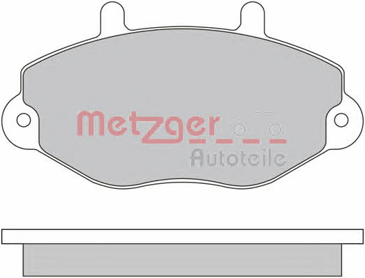 Metzger 1170629 Гальмівні колодки, комплект 1170629: Купити в Україні - Добра ціна на EXIST.UA!