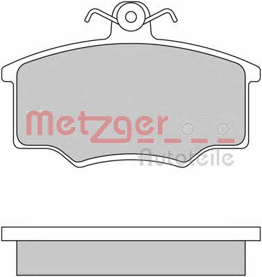 Metzger 1170350 Гальмівні колодки, комплект 1170350: Купити в Україні - Добра ціна на EXIST.UA!