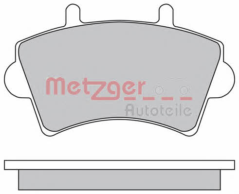Metzger 1170175 Гальмівні колодки, комплект 1170175: Купити в Україні - Добра ціна на EXIST.UA!