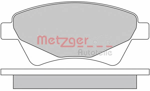 Metzger 1170255 Гальмівні колодки, комплект 1170255: Купити в Україні - Добра ціна на EXIST.UA!