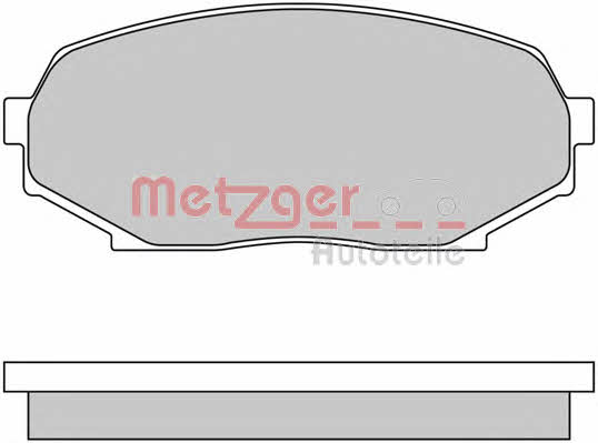 Metzger 1170396 Гальмівні колодки, комплект 1170396: Купити в Україні - Добра ціна на EXIST.UA!