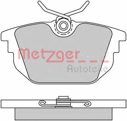 Metzger 1170497 Гальмівні колодки, комплект 1170497: Приваблива ціна - Купити в Україні на EXIST.UA!