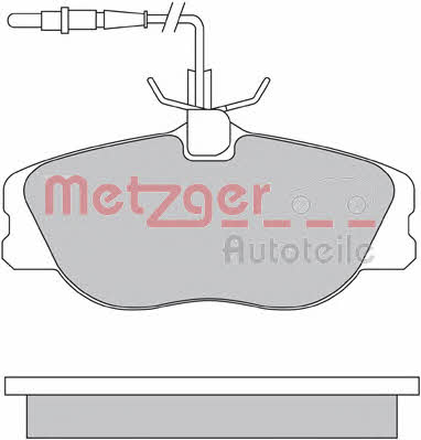Metzger 1170386 Гальмівні колодки, комплект 1170386: Купити в Україні - Добра ціна на EXIST.UA!