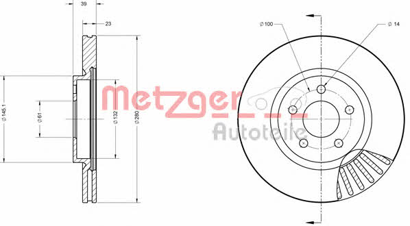 Купить Metzger 6110709 по низкой цене в Украине!
