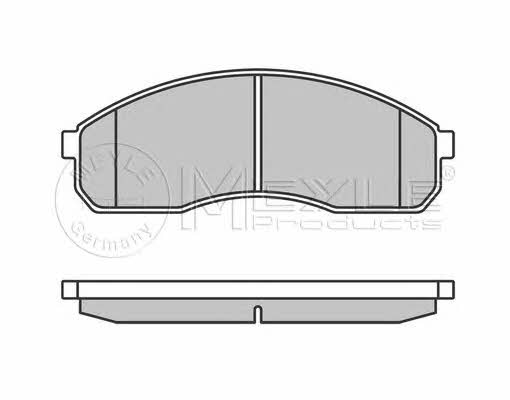 Тормозные колодки дисковые, комплект Meyle 025 236 4916/W