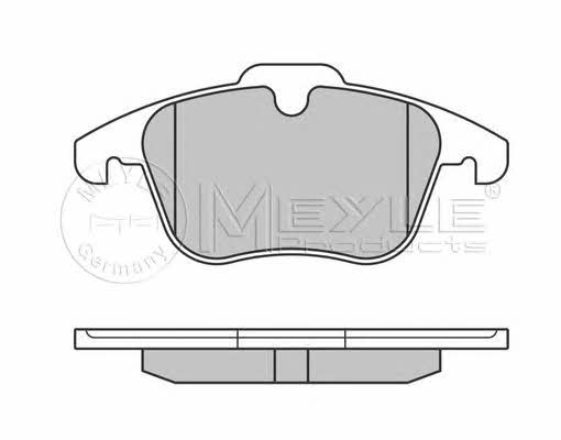 Тормозные колодки дисковые, комплект Meyle 025 241 2319