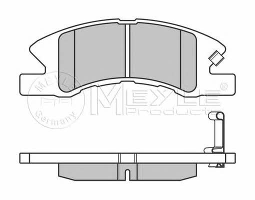 0252422914W Meyle Тормозные колодки дисковые, комплект
