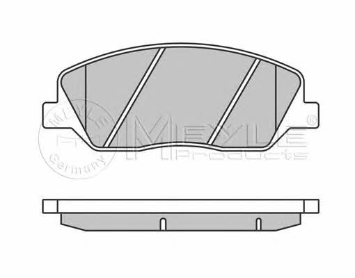 Тормозные колодки дисковые, комплект Meyle 025 243 5117/W