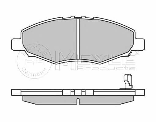 0252452316W Meyle Тормозные колодки дисковые, комплект