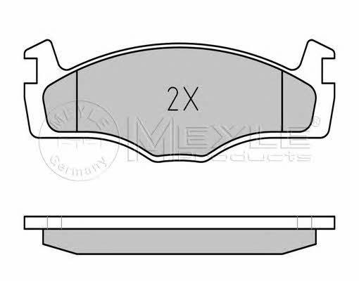 Meyle 025 208 8719/PD Гальмівні колодки, комплект 0252088719PD: Купити в Україні - Добра ціна на EXIST.UA!