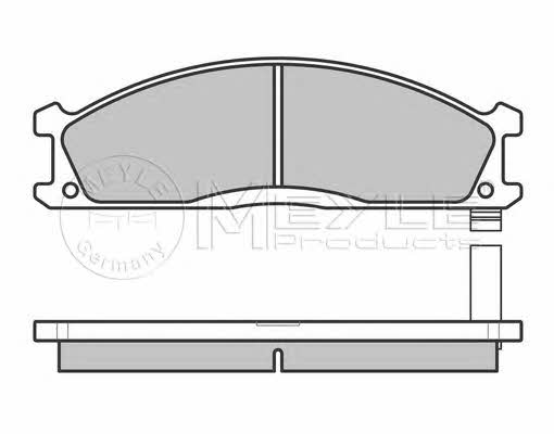 Тормозные колодки дисковые Nissan Urvan (Ниссан Урван): 0252134717 Meyle Тормозные колодки дисковые, комплект